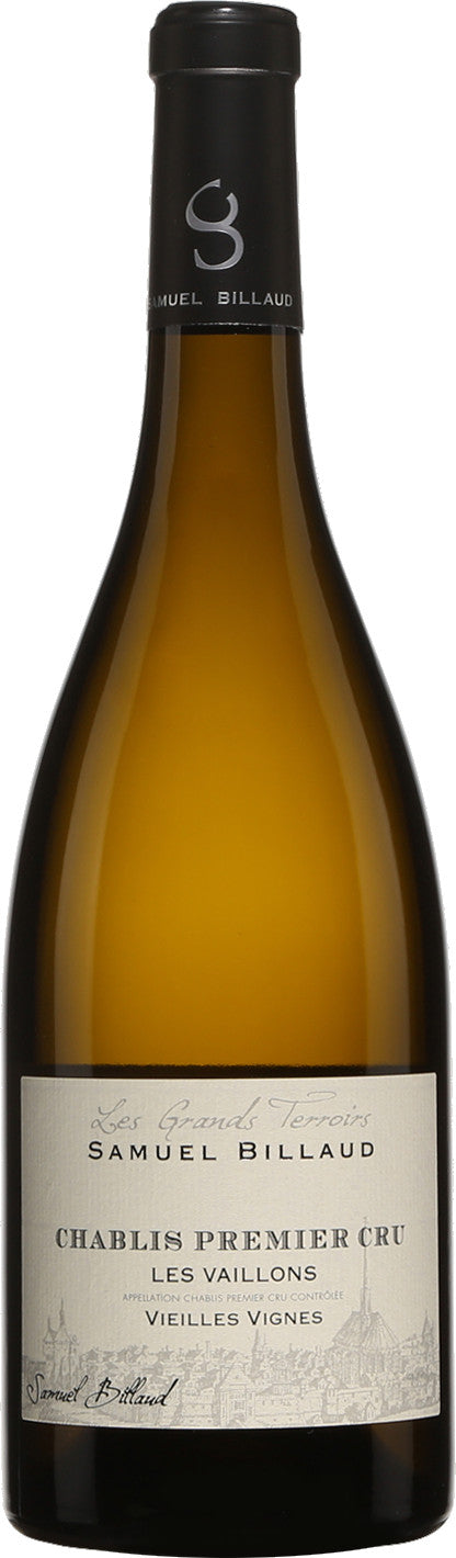 Samuel Billaud Chablis Les Vaillons Vieilles Vignes Premier Cru 2022  Front Bottle Shot