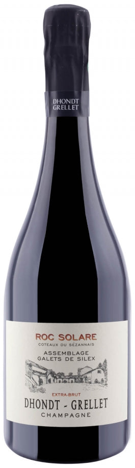 Champagne Dhondt Grellet Roc Solare Extra Brut  Front Bottle Shot