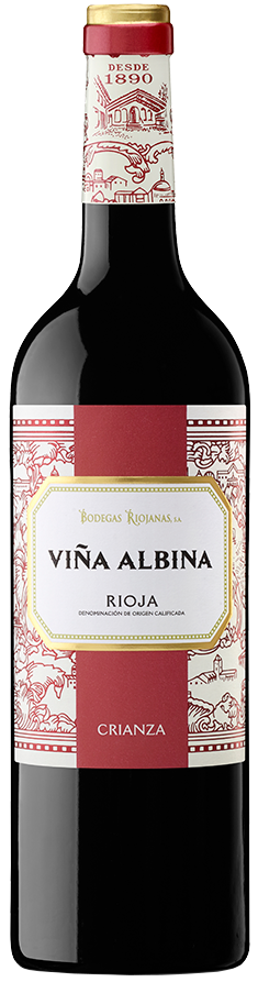 Bodegas Riojanas Vina Albina Crianza 2020  Front Bottle Shot