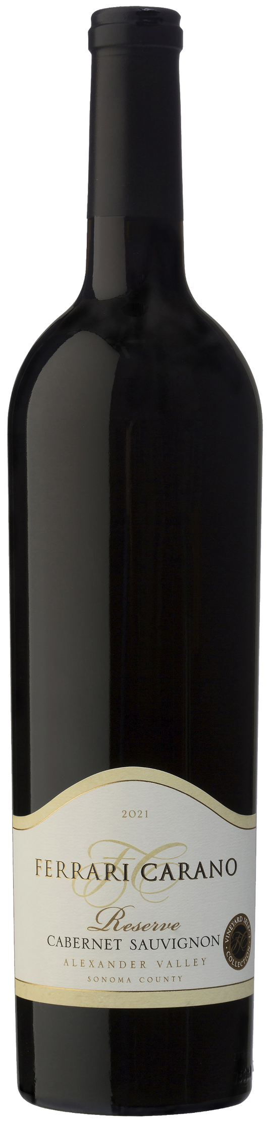Ferrari-Carano Reserve Cabernet Sauvignon 2021  Front Bottle Shot
