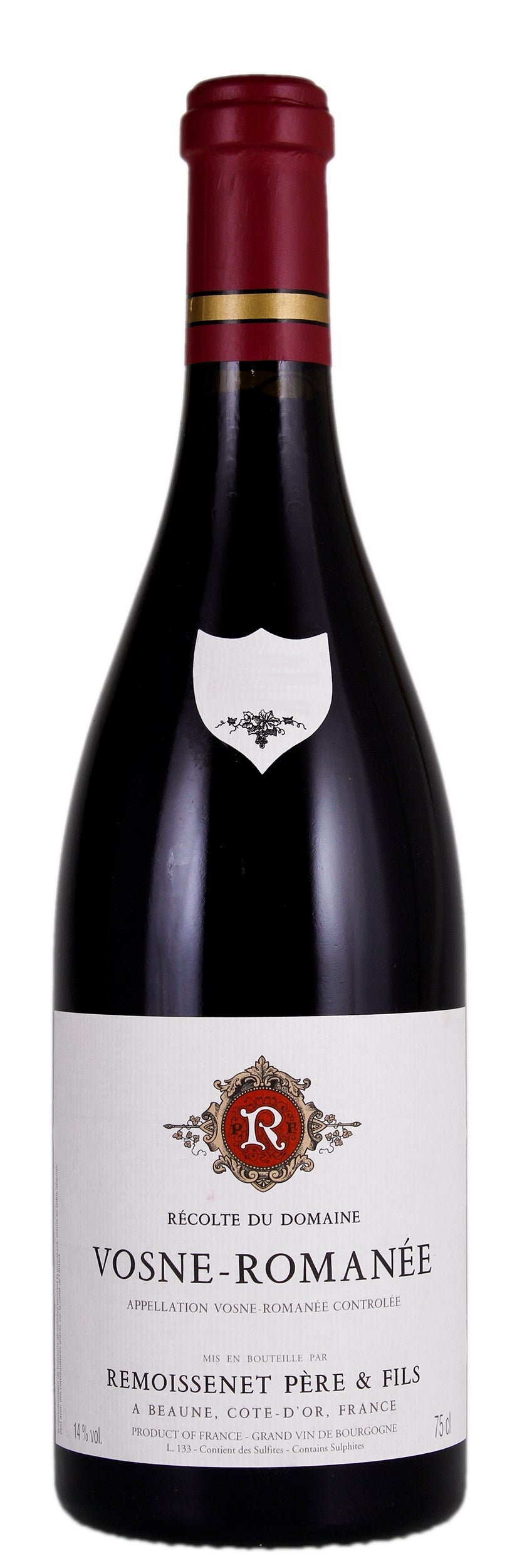 Remoissenet Vosne-Romanee 2022  Front Bottle Shot