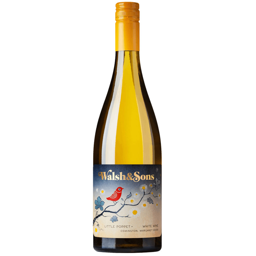 Walsh & Sons Little Poppet Semillon-Chardonnay 2019  Front Bottle Shot