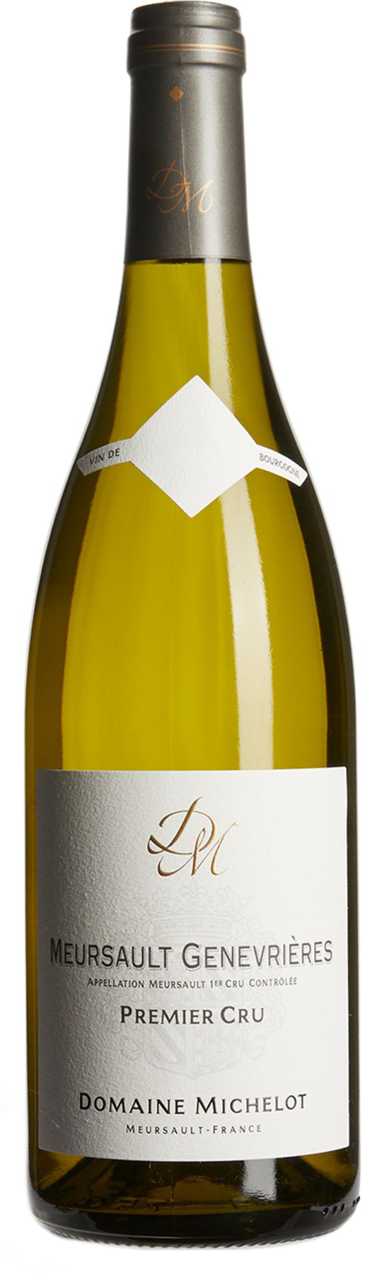 Domaine Michelot Meursault Genevrieres Premier Cru 2022  Front Bottle Shot