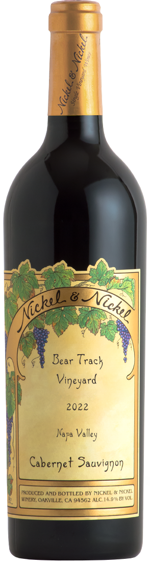 Nickel & Nickel Bear Track Cabernet Sauvignon 2022  Front Bottle Shot