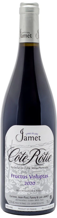 Domaine Jamet Cote-Rotie Fructus Voluptas 2020  Front Bottle Shot