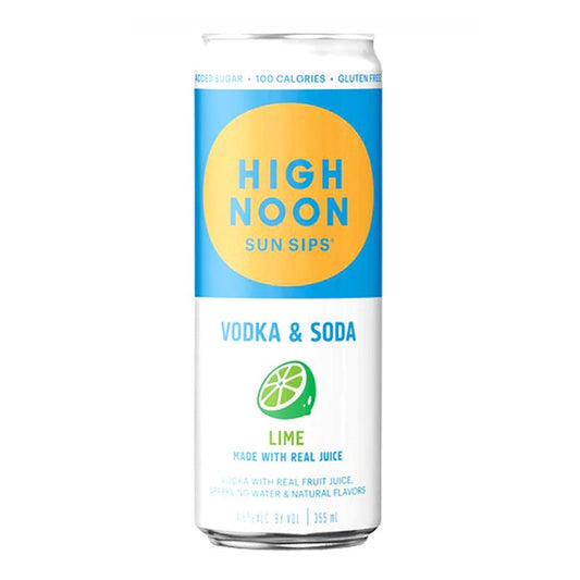High Noon Lime Hard Seltzer Vodka 4/355ml