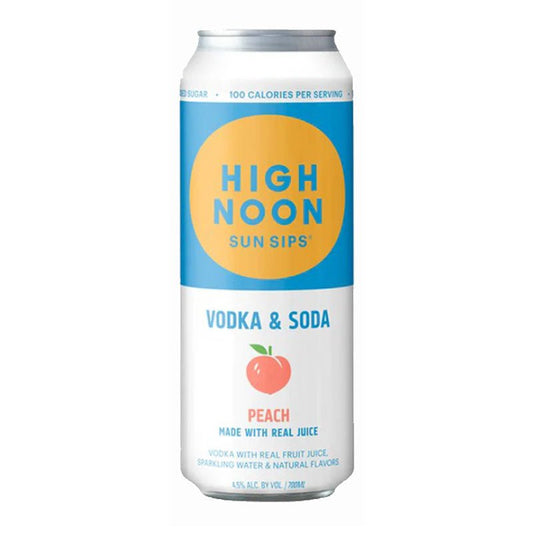 High Noon Peach Hard Seltzer Vodka 4/355ml