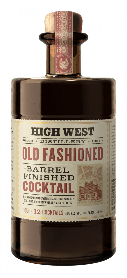 High West Old Fashioned Barrel Finished Cocktail (750Ml)