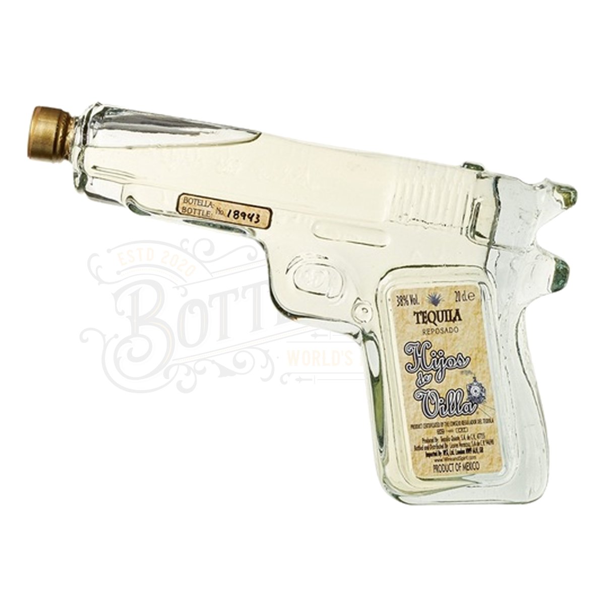 Hijos de Villa Reposado Tequila Pistol 200 ml