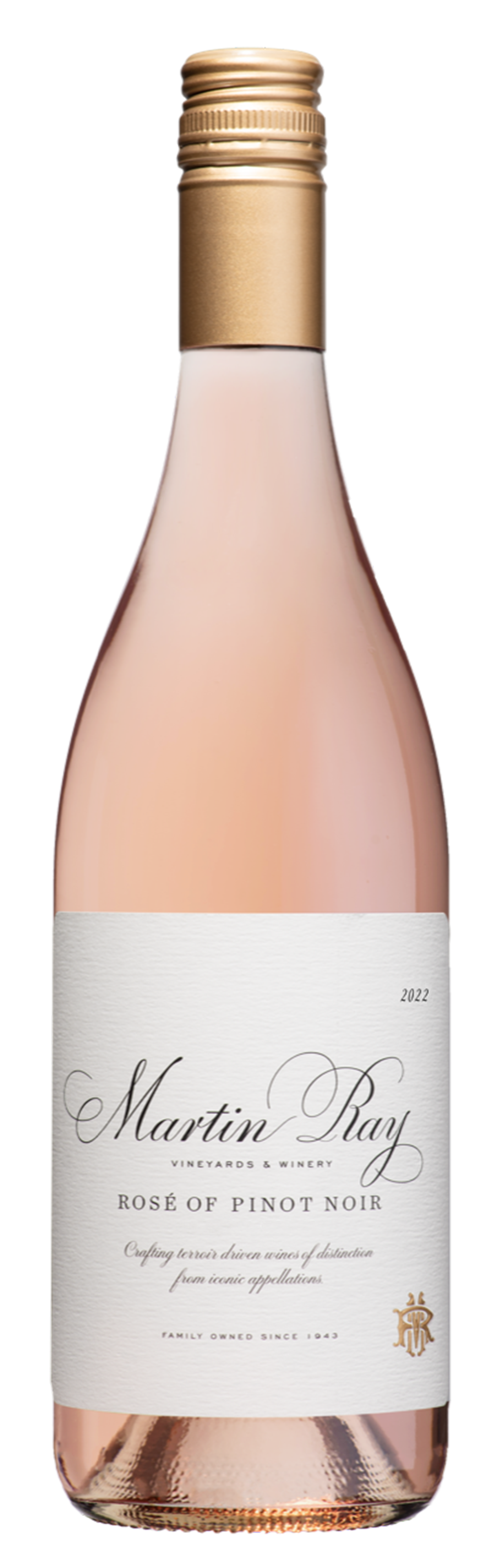 Martin Ray Rose of Pinot Noir 2022  Front Bottle Shot