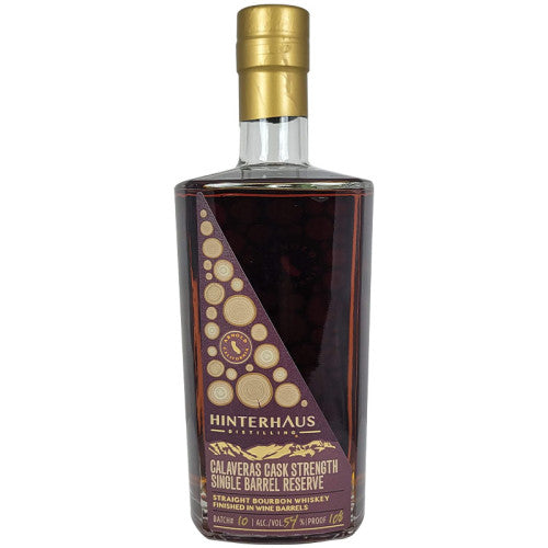 Hinterhaus Calaveras Cask Strength Single Barrel Reserve Bourbon Whiskey
