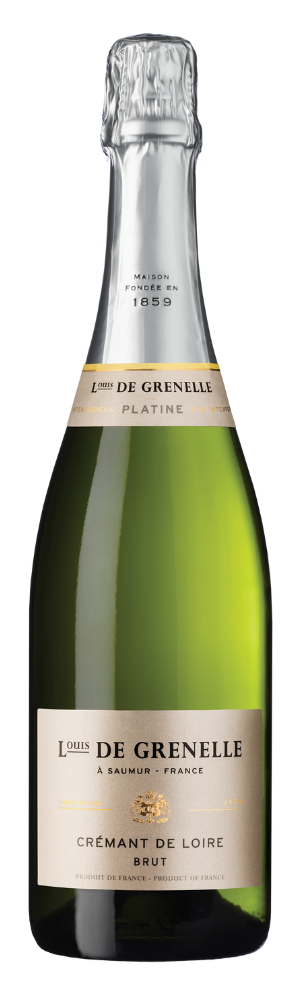 Louis de Grenelle Cremant de Loire Platine  Front Bottle Shot
