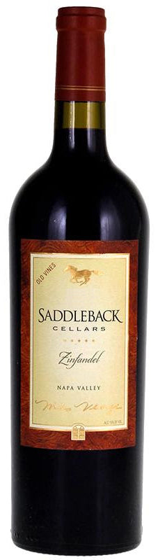Saddleback Old Vine Zinfandel 2021  Front Bottle Shot
