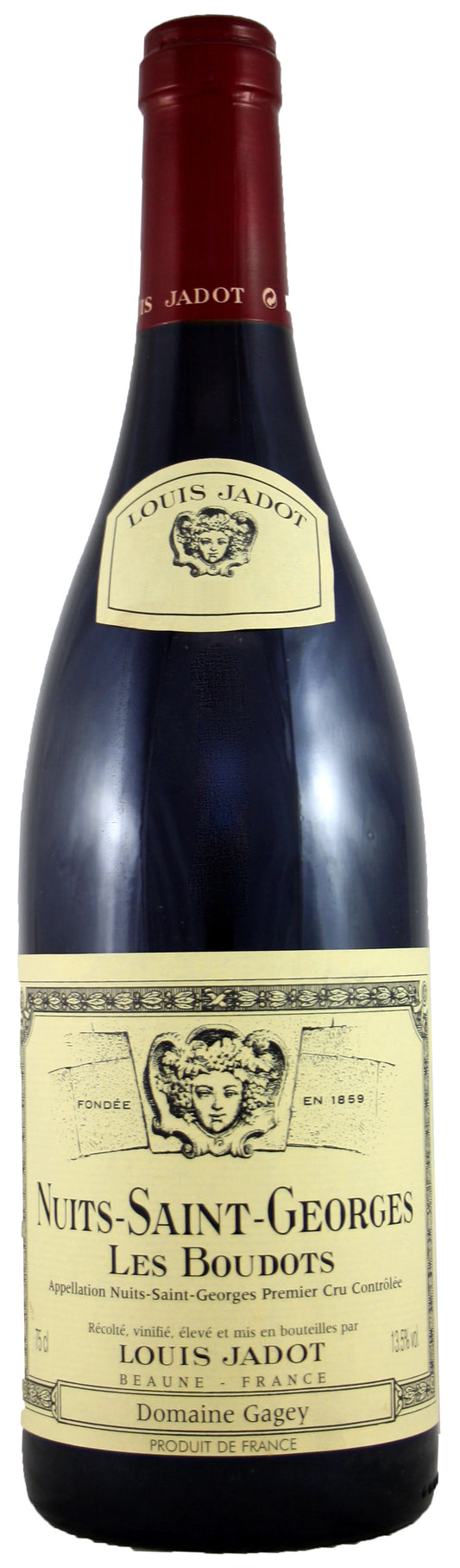 Louis Jadot Nuits-Saint-Georges Les Boudots Premier Cru Domaine Gagey 2011  Front Bottle Shot