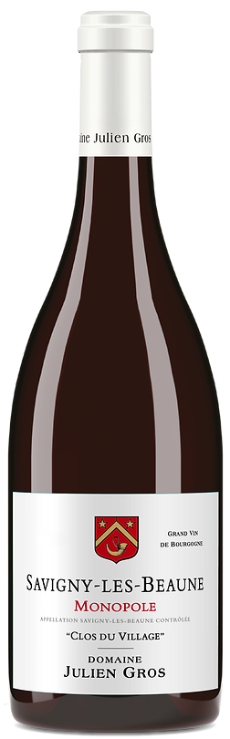 Domaine Julien Gros Savigny-les-Beaune Clos du Village Monopole Rouge 2021  Front Bottle Shot
