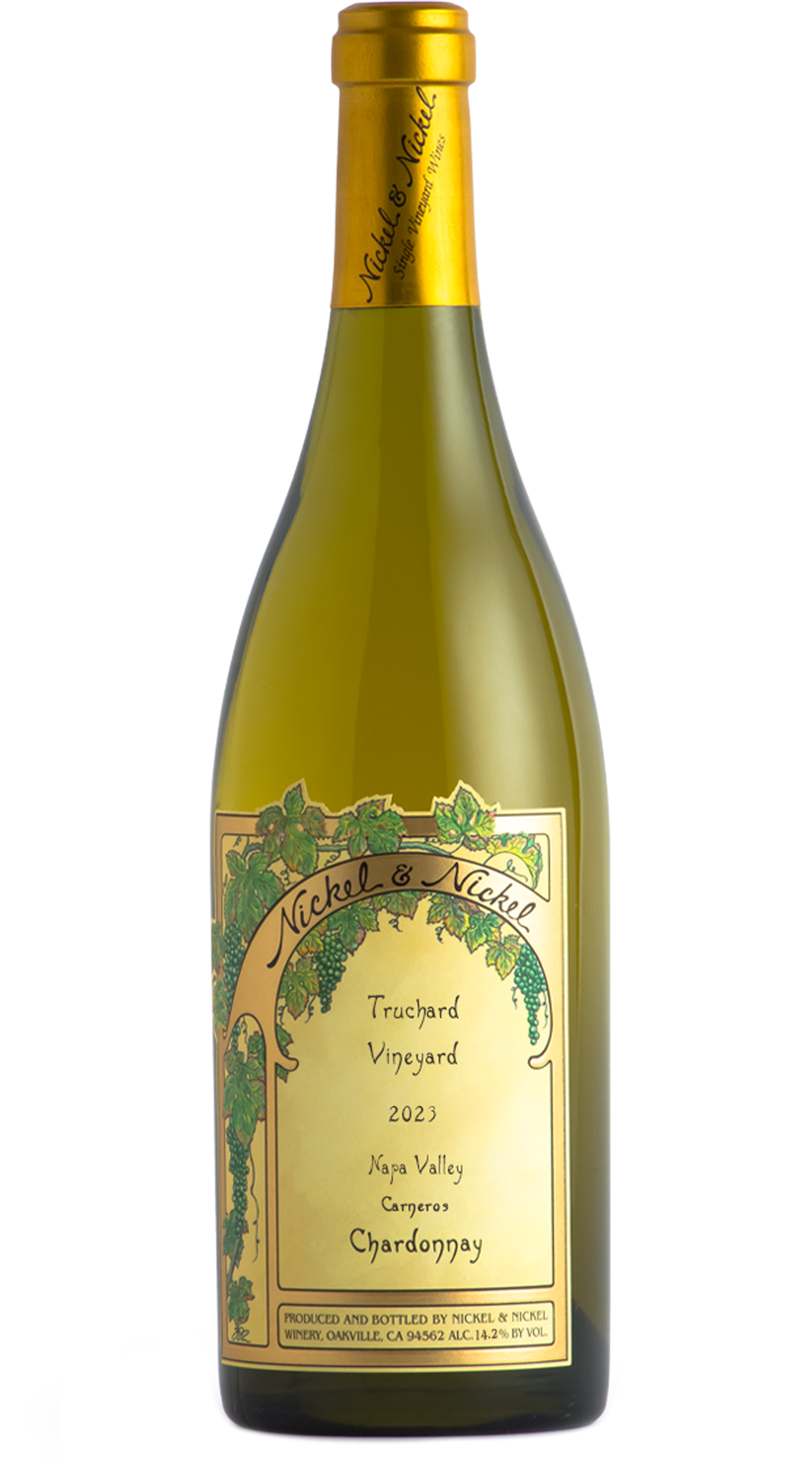 Nickel & Nickel Truchard Vineyard Chardonnay 2023  Front Bottle Shot