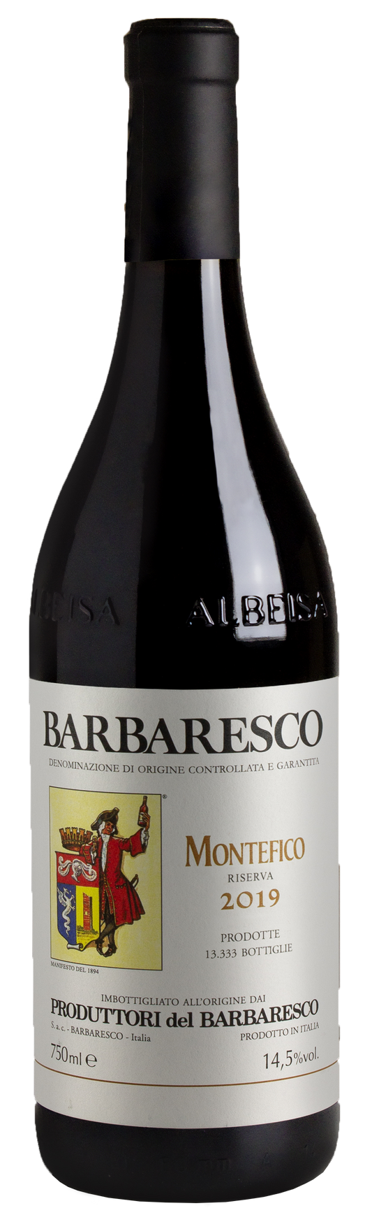 Produttori del Barbaresco Barbaresco Montefico Riserva 2019  Front Bottle Shot