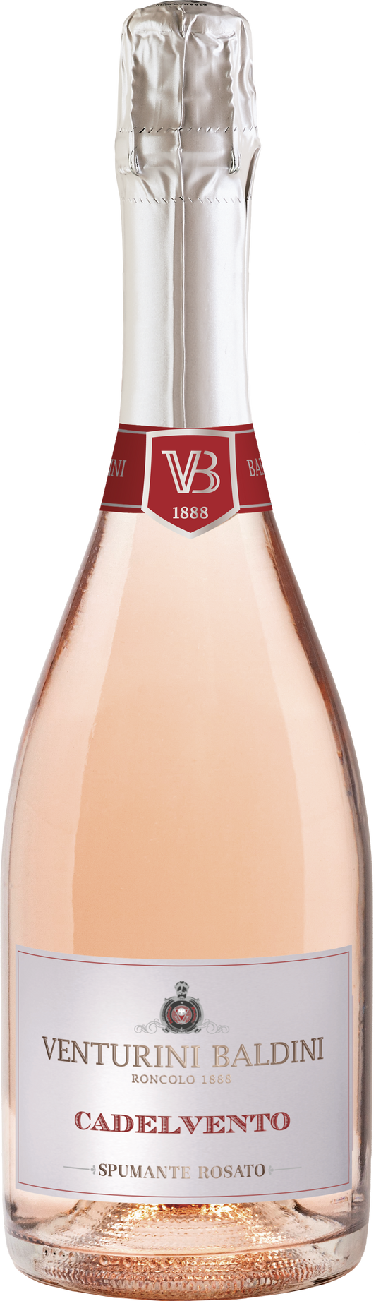 Venturini Baldini Cadelvento Lambrusco Rose  Front Bottle Shot
