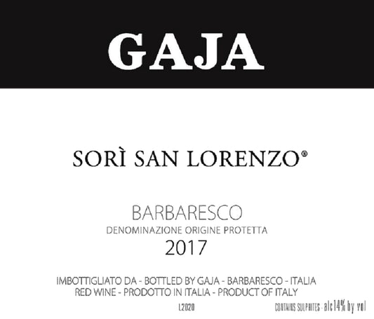 Gaja Sori San Lorenzo (3 Liter Bottle) 2017