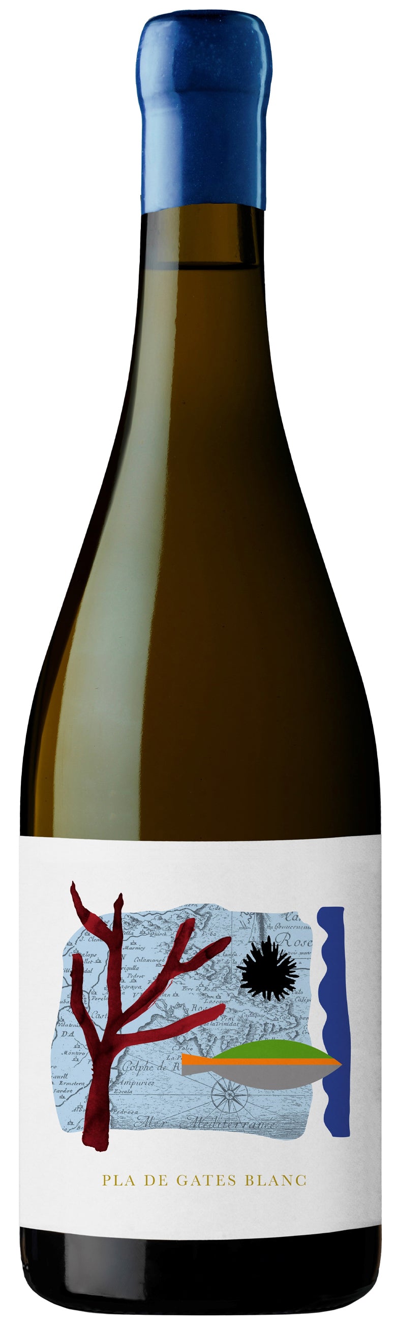 Anna Espelt Pla de Gates Garnacha Blanca 2022  Front Bottle Shot