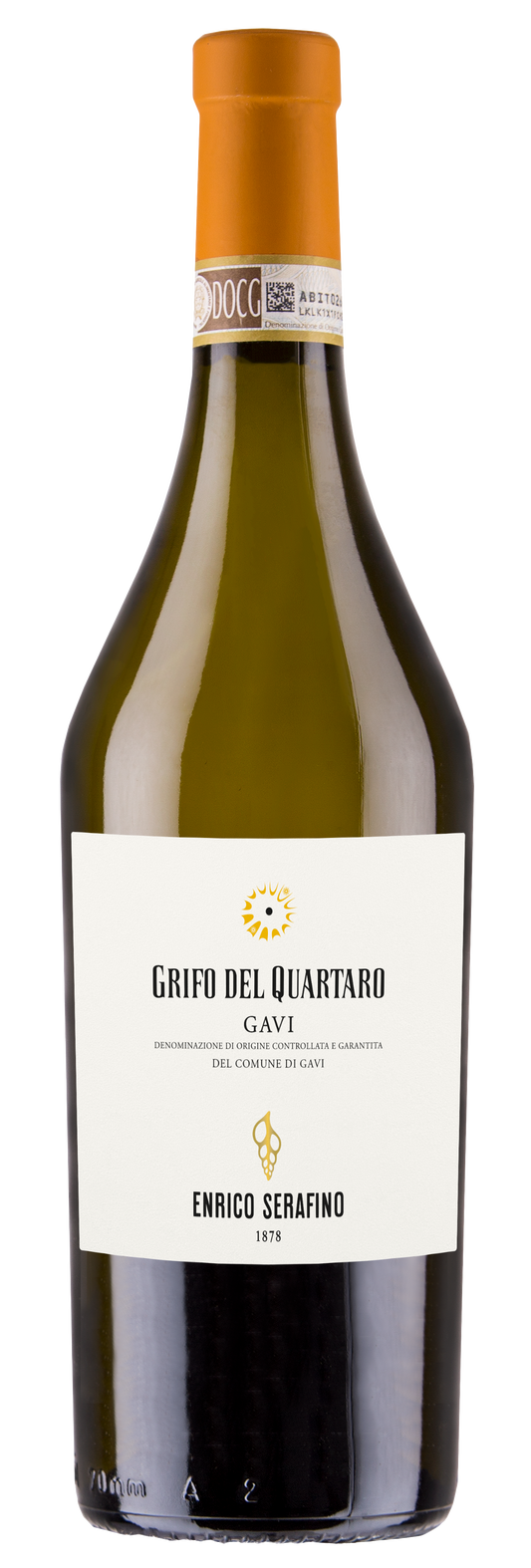 Enrico Serafino Gavi Grifo del Quartaro 2023  Front Bottle Shot