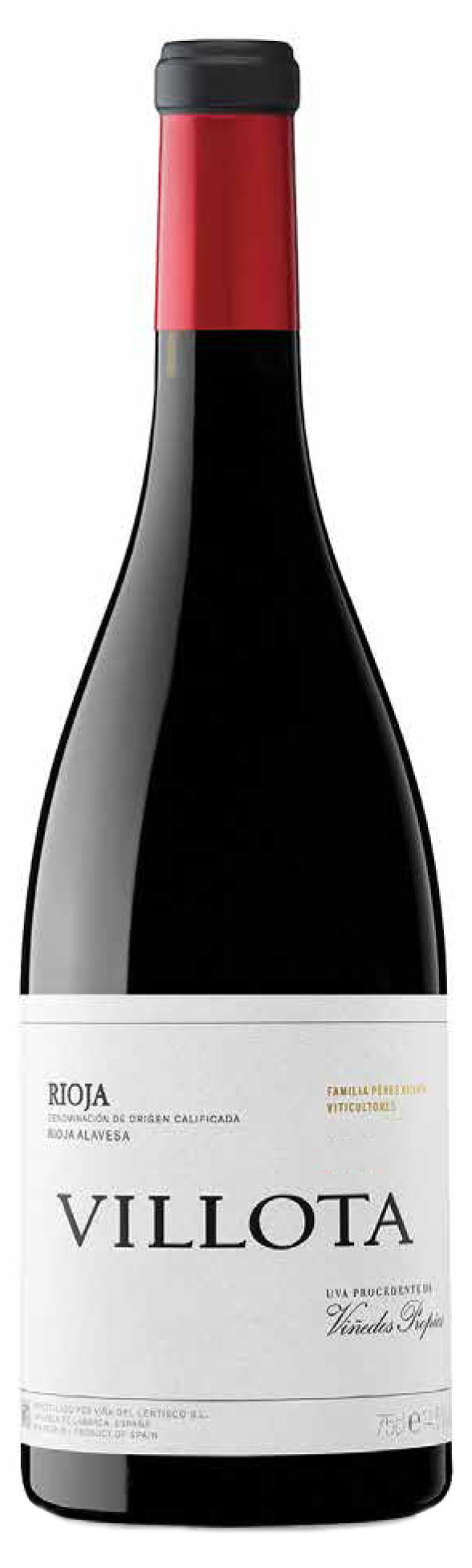 Villota Estate Rioja Tinto 2021  Front Bottle Shot