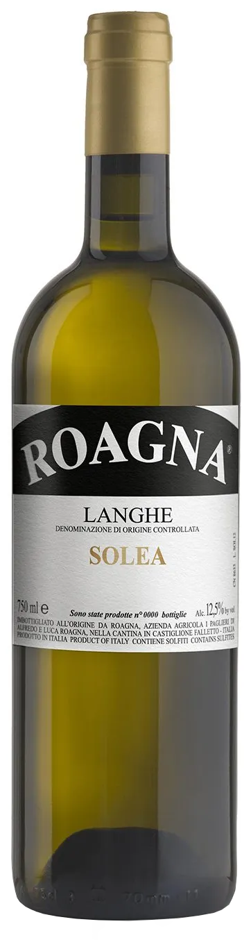 Roagna Solea Langhe Bianco 2021  Front Bottle Shot