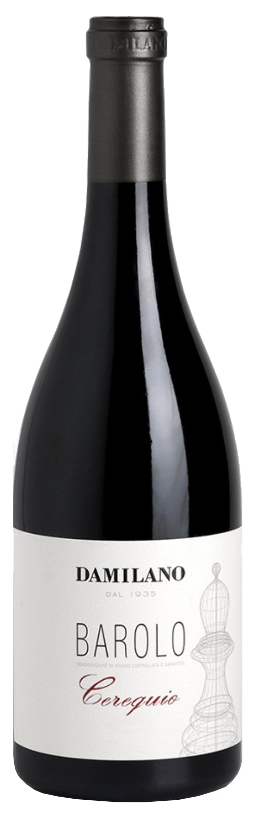 Damilano Barolo Cerequio 2017  Front Bottle Shot