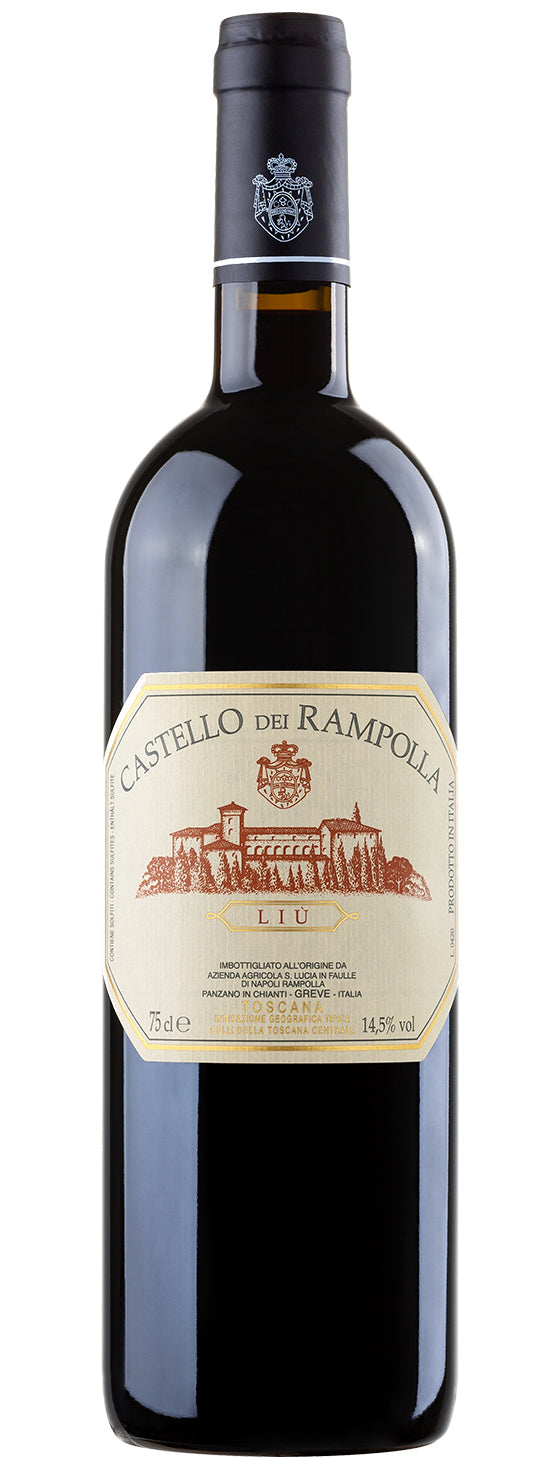Castello dei Rampolla Liu Merlot 2019  Front Bottle Shot