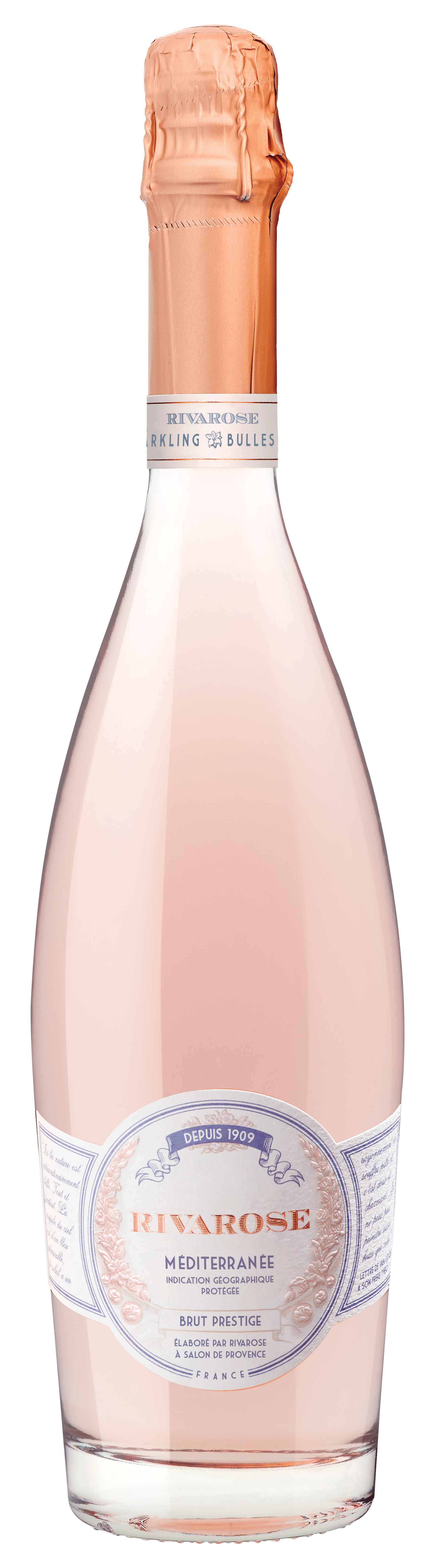 Rivarose Brut  Front Bottle Shot