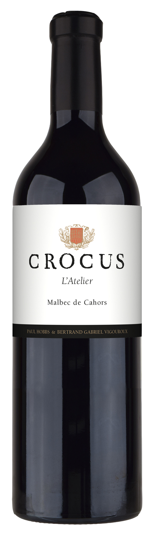 Crocus L'Atelier Malbec de Cahors 2020  Front Bottle Shot