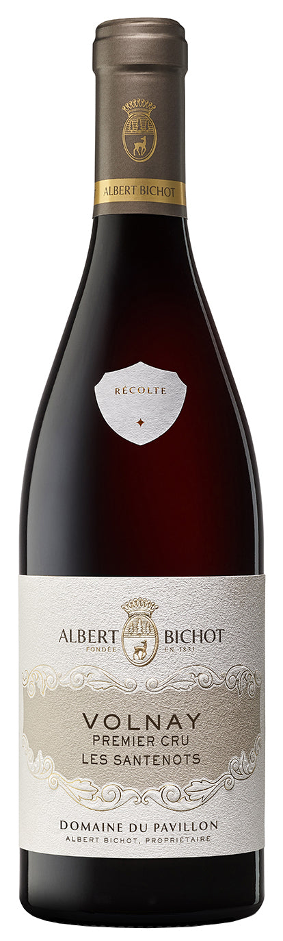 Albert Bichot Volnay Les Santenots Premier Cru Domaine du Pavillon 2021  Front Bottle Shot