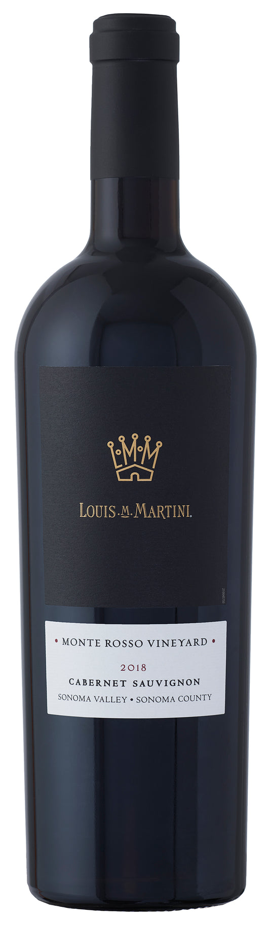 Louis Martini Monte Rosso Cabernet Sauvignon 2018  Front Bottle Shot