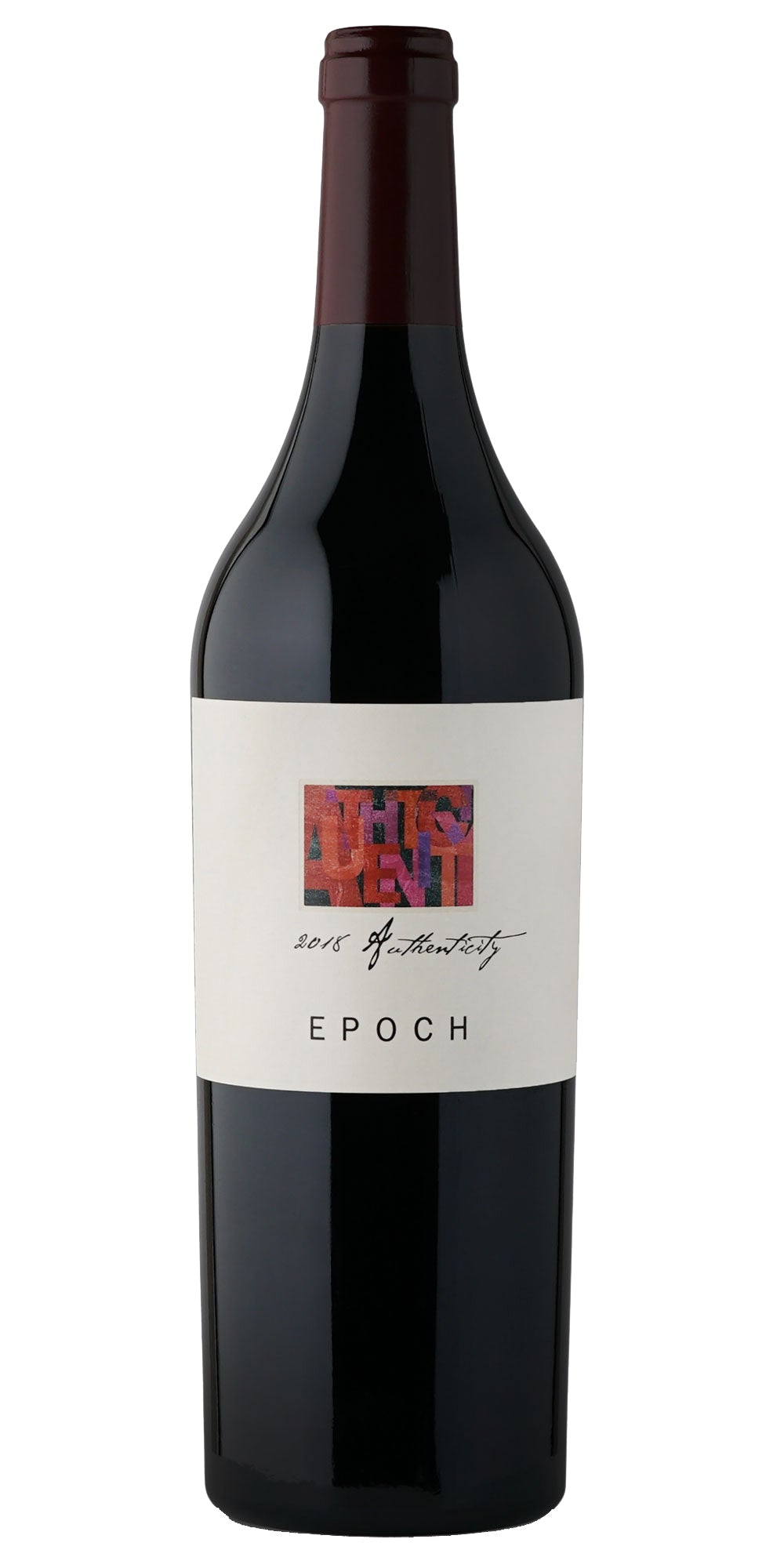 Epoch Authenticity Red 2018  Front Bottle Shot