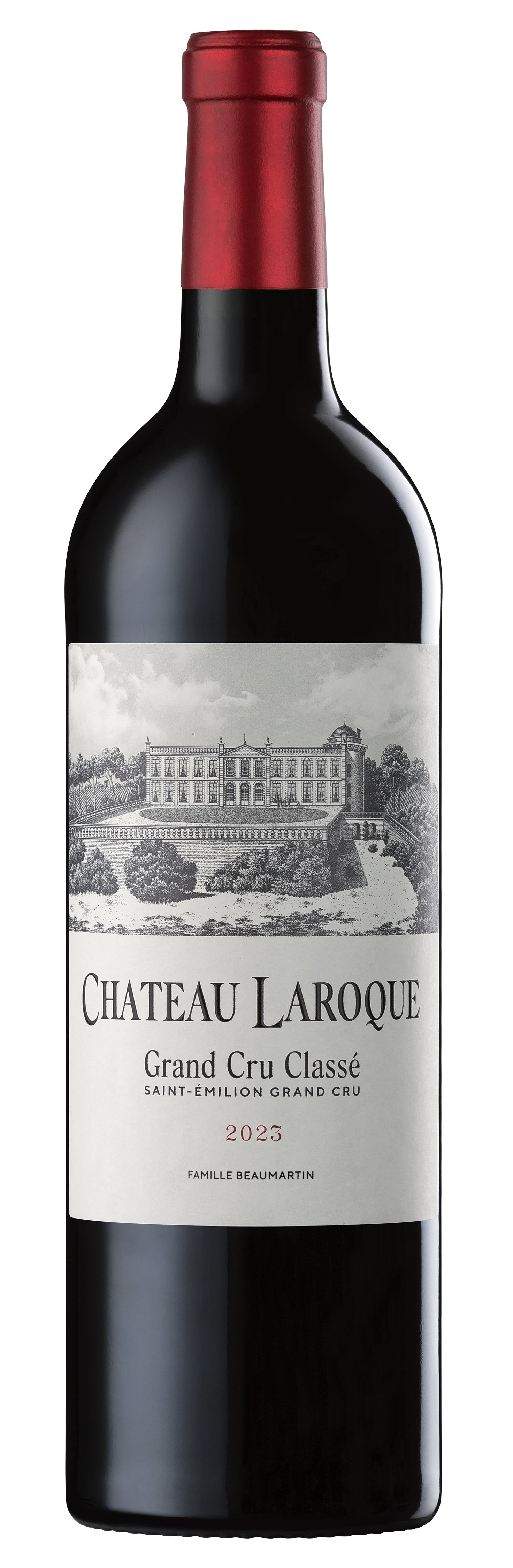 Chateau Laroque (Futures Pre-Sale) 2023  Front Bottle Shot