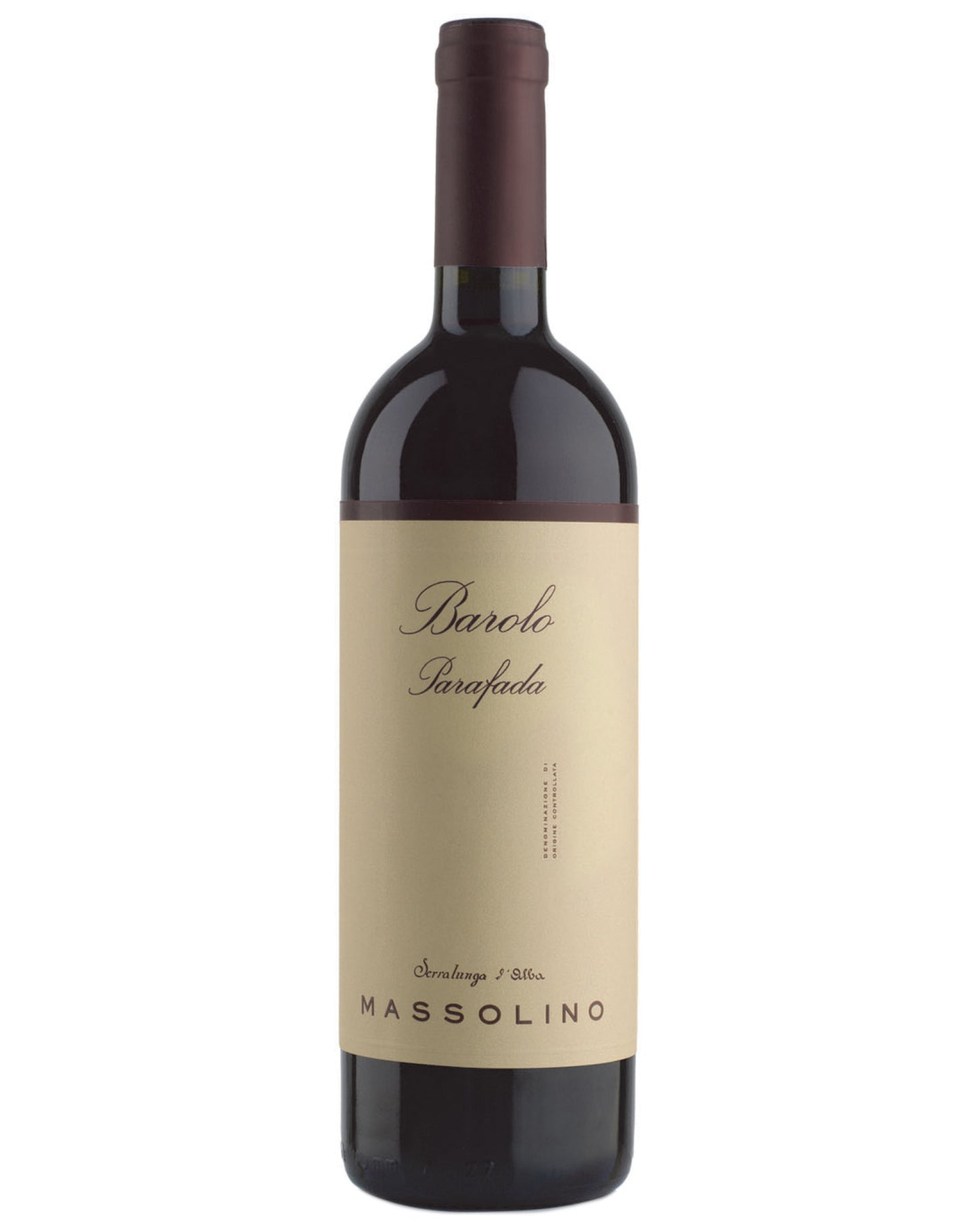 Massolino Barolo Parafada 2020  Front Bottle Shot