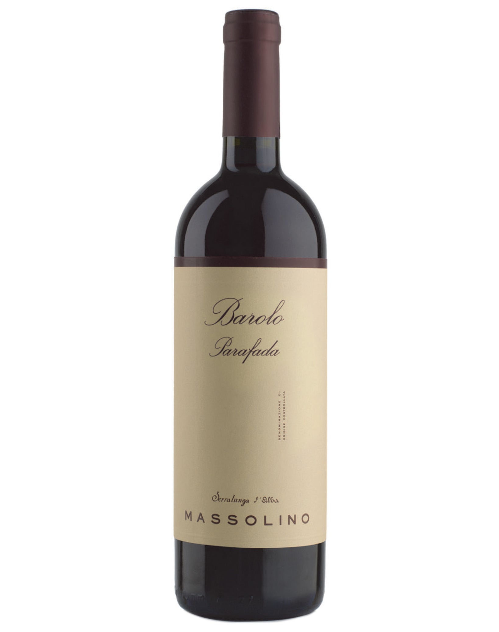 Massolino Barolo Parafada 2020  Front Bottle Shot