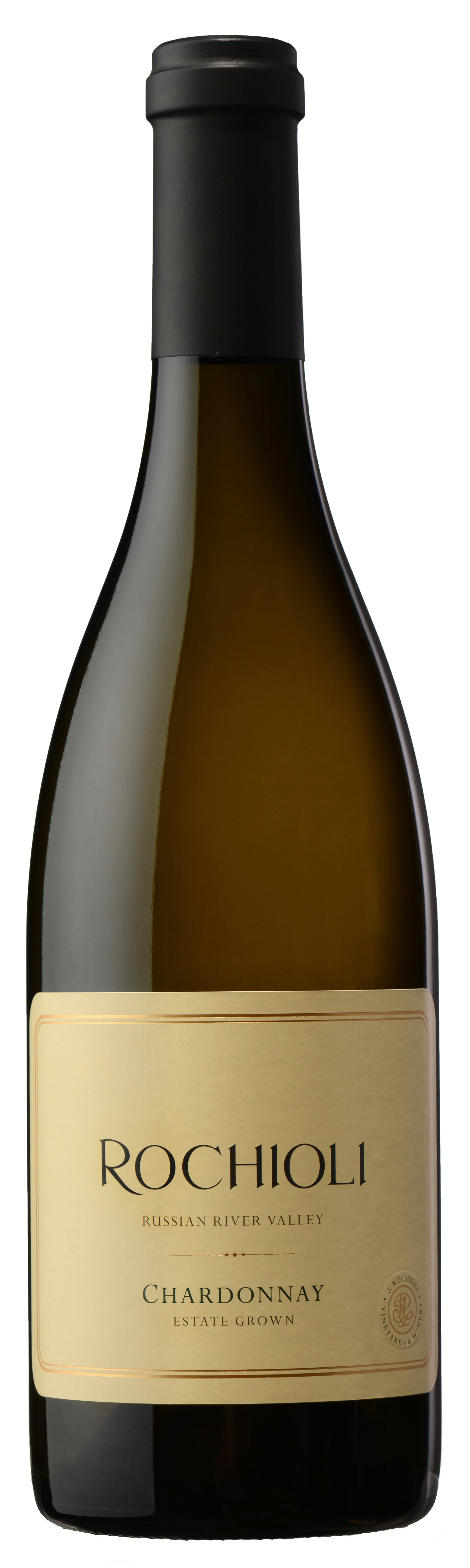 Rochioli Estate Chardonnay 2023  Front Bottle Shot