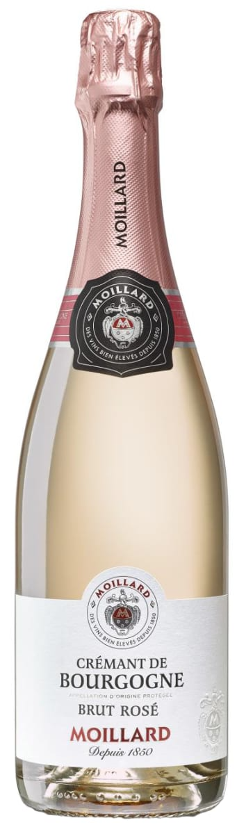 Moillard Cremant de Bourgogne Brut Rose 2019  Front Bottle Shot