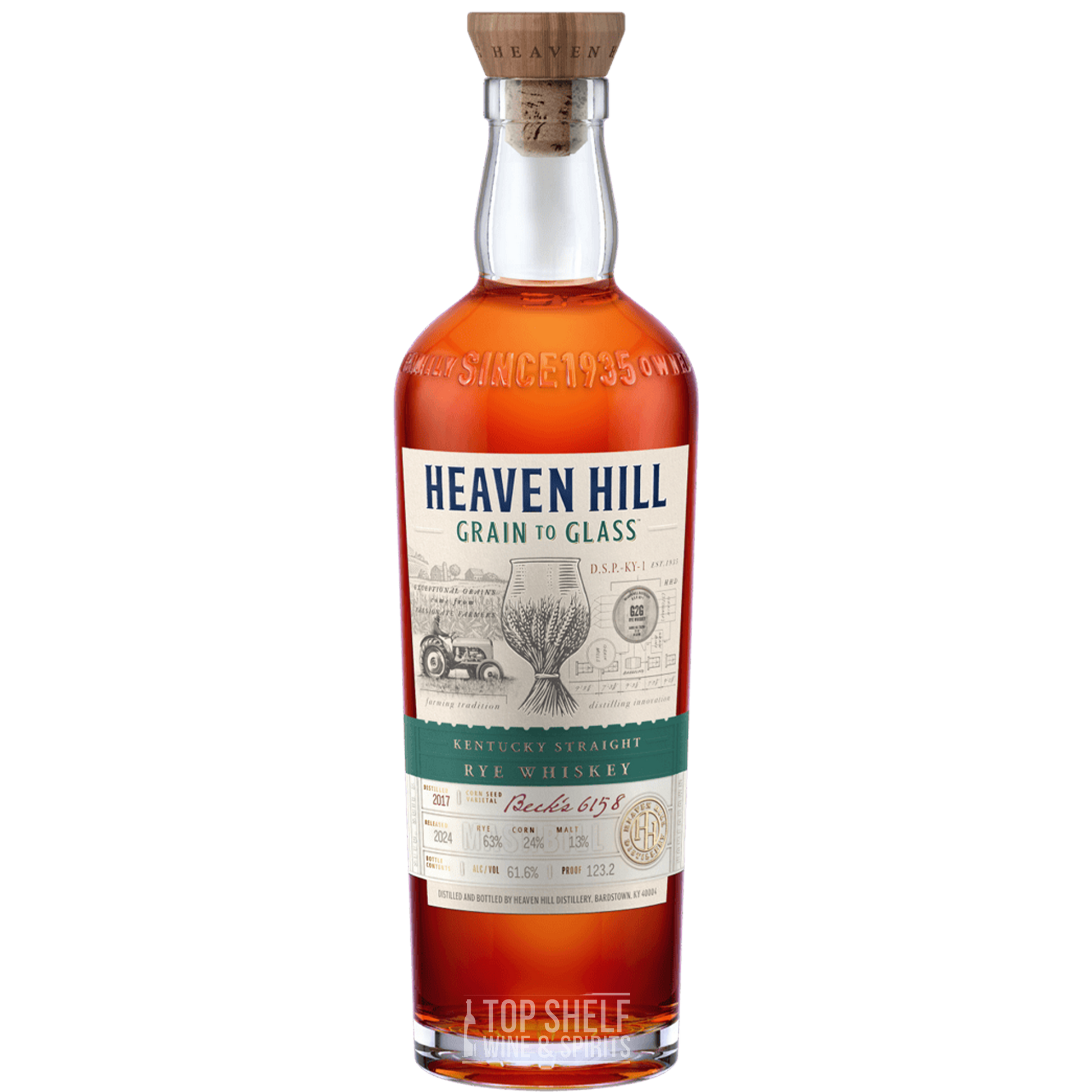 Heaven Hill Grain to Glass Straight Rye Whiskey