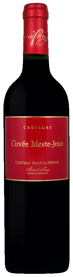 Chateau Haut-La Pereyre Cadillac Cuvee Meste-Jean 2020  Front Bottle Shot