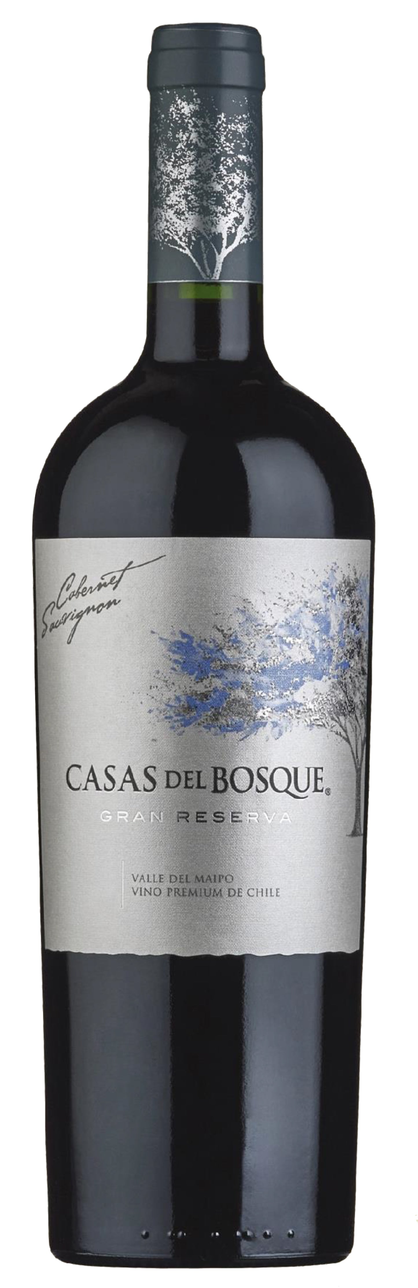 Casas del Bosque Gran Reserva Cabernet Sauvignon 2019  Front Bottle Shot
