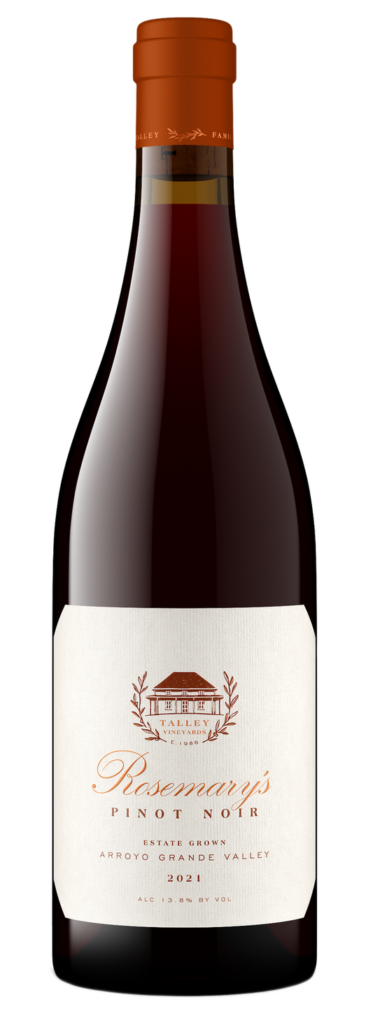 Talley Rosemary's Vineyard Pinot Noir 2021  Front Bottle Shot