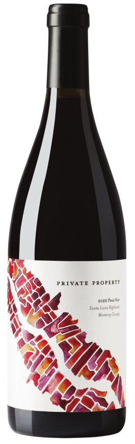 Private Property by Caraccioli Pinot Noir 2022  Front Bottle Shot