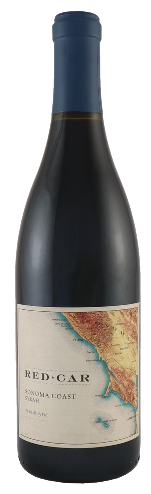 Red Car Sonoma Coast Syrah 2021  Front Bottle Shot