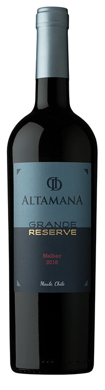Altamana Grande Reserve Malbec 2018  Front Bottle Shot