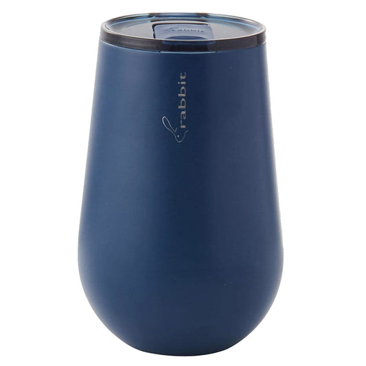 Rabbit Insulated Wine Tumbler in Navy (Set of 2)