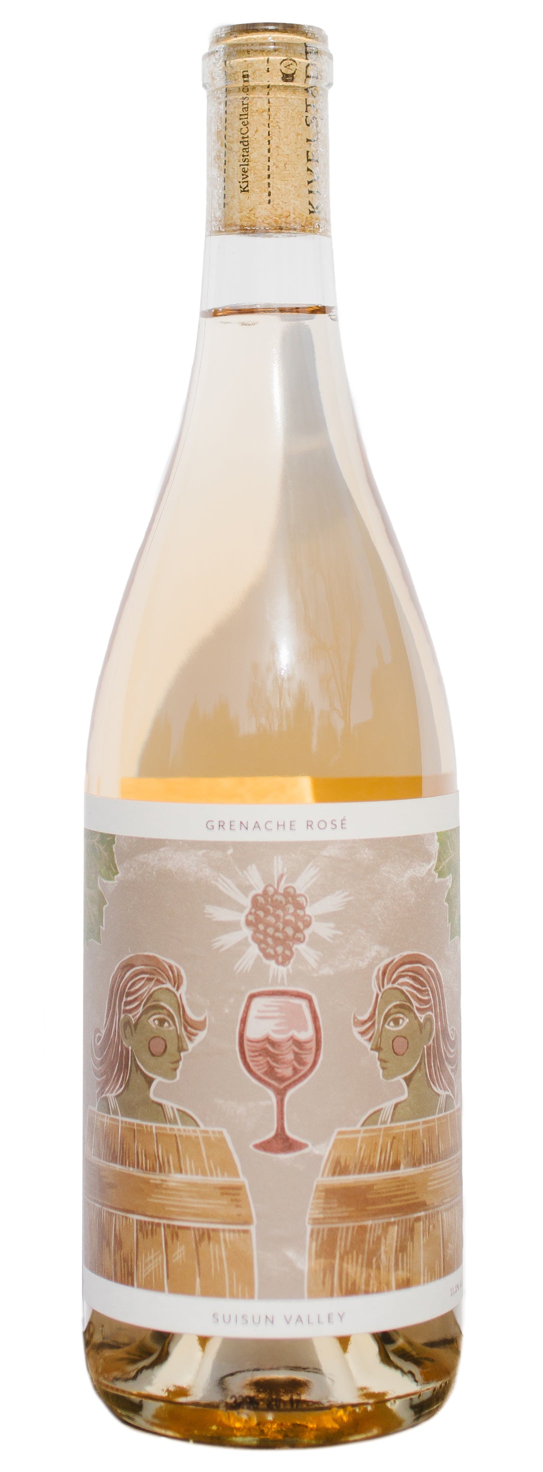 Kivelstadt Cellars Twice Removed Rose 2023  Front Bottle Shot