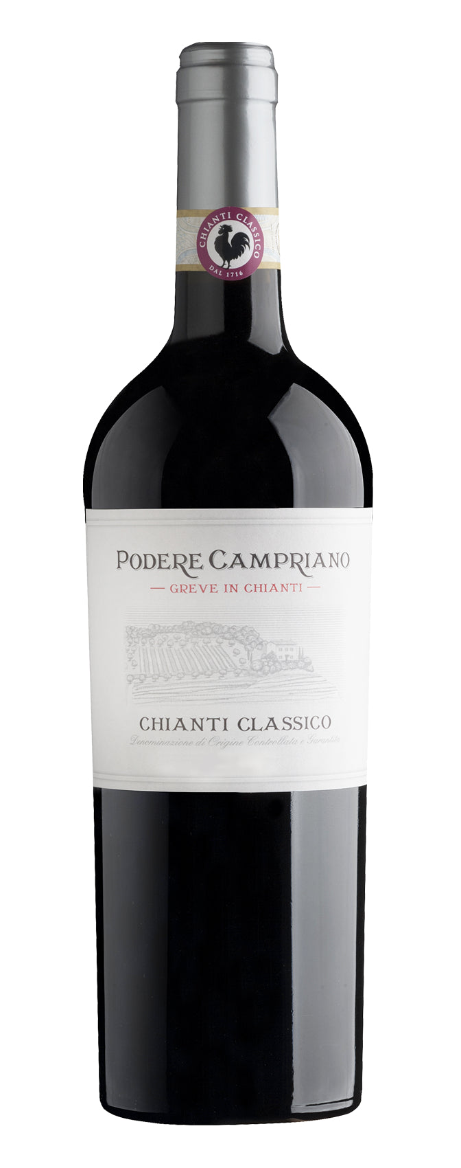 Campriano Chianti Classico 2018  Front Bottle Shot