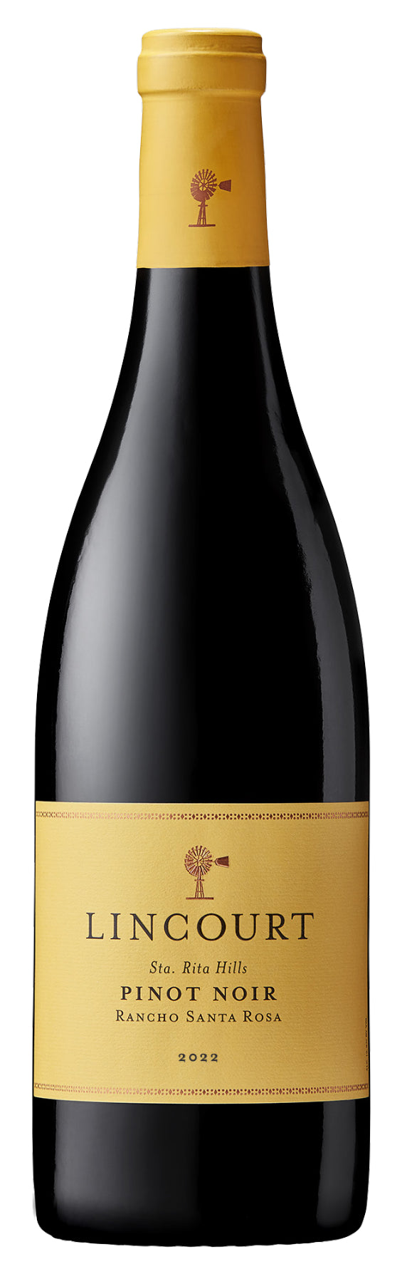 Lincourt Rancho Santa Rosa Pinot Noir 2022  Front Bottle Shot